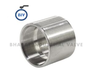 Coupling - Couplings join two pipe sections of the same diameter in a straight run using internal threads at both ends. | Bharat Industrial Valve