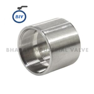 Coupling - Couplings join two pipe sections of the same diameter in a straight run using internal threads at both ends. | Bharat Industrial Valve