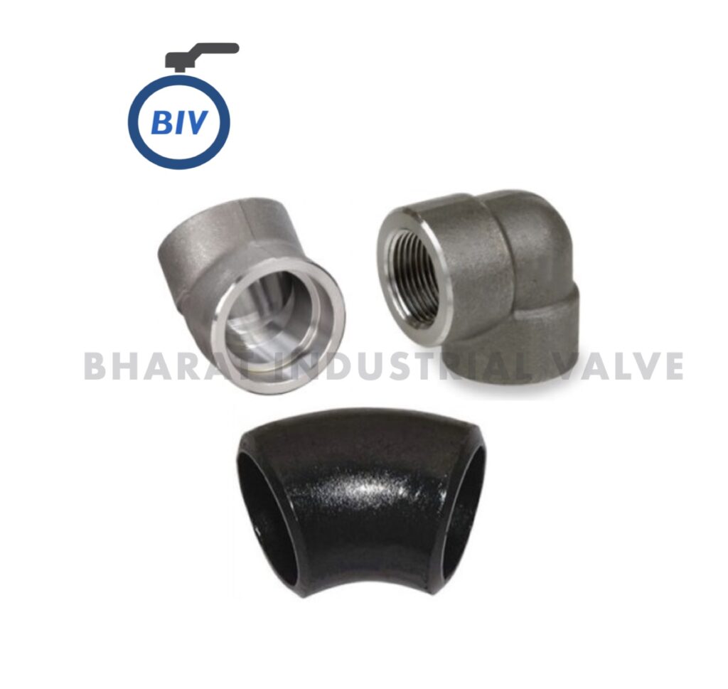 Elbow - Elbows are the standard fitting for changing pipe flow direction — most commonly 90° or 45°. | Bharat Industrial Valve