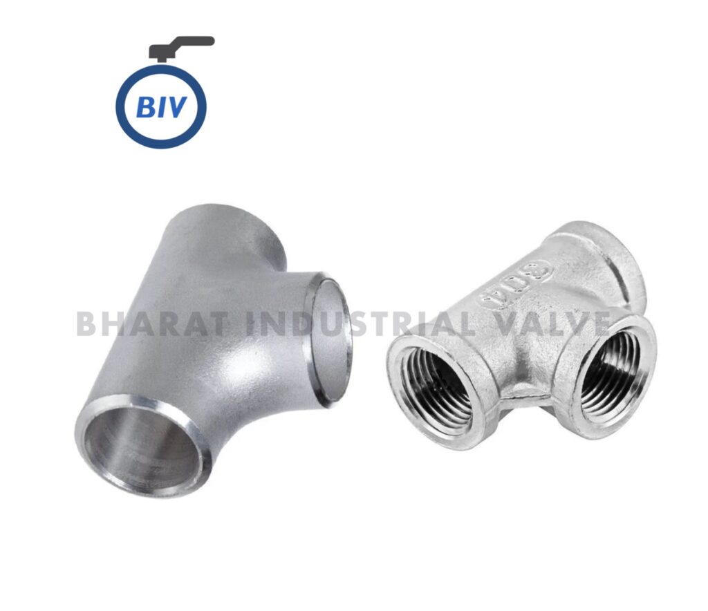Equal Tee - Equal tees split or combine flow into a third connection, with the branch outlet the same diameter as the main... | Bharat Industrial Valve