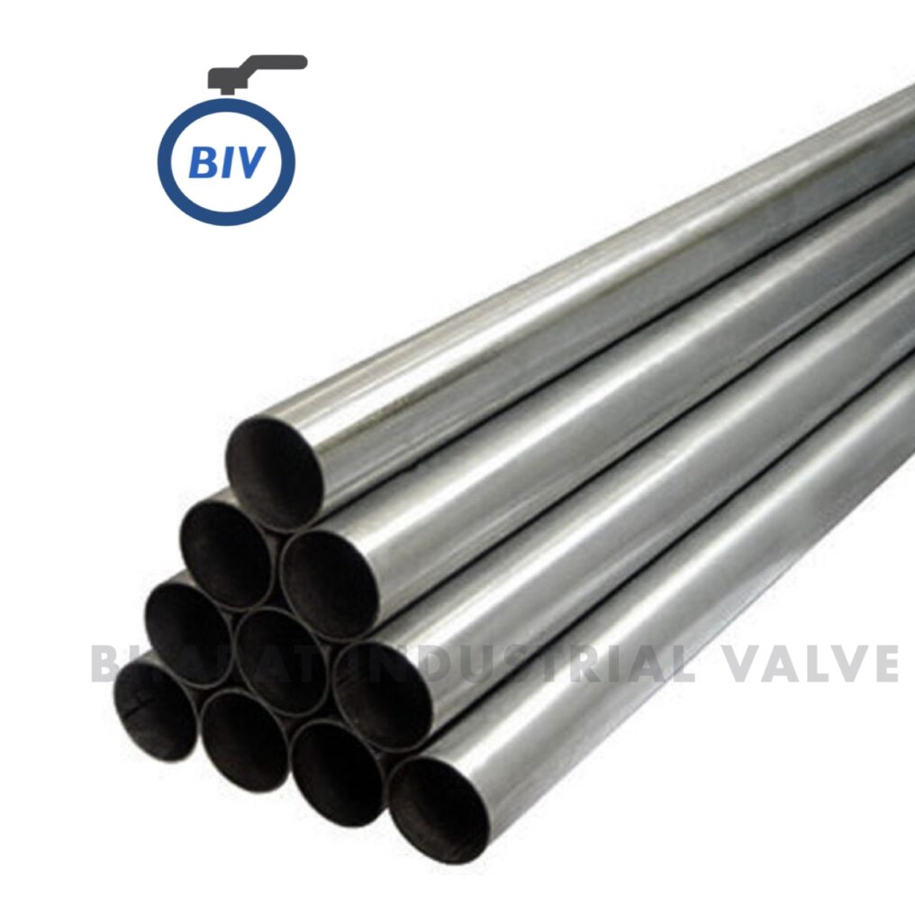 ERW Pipe - Electric Resistance Welded (ERW) pipes are formed from rolled steel plate, welded along a straight seam using... | Bharat Industrial Valve