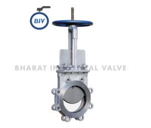 Knife Edge Valve - Knife edge (knife gate) valves use a sharpened, blade-like gate that shears through thick, viscous, or fibrous... | Bharat Industrial Valve