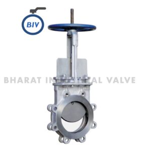 Knife Edge Valve - Knife edge (knife gate) valves use a sharpened, blade-like gate that shears through thick, viscous, or fibrous... | Bharat Industrial Valve