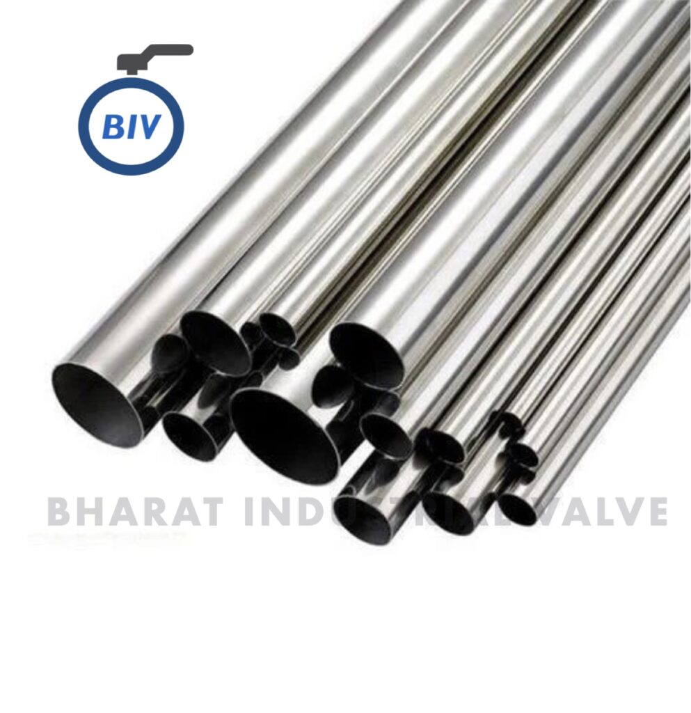 SS Pipe - Stainless steel pipes in SS 304 and SS 316 grades — the standard choice wherever corrosion resistance, hygiene,... | Bharat Industrial Valve