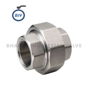 Union - Unions join two pipe sections with a three-piece threaded design, allowing the connection to be disassembled... | Bharat Industrial Valve