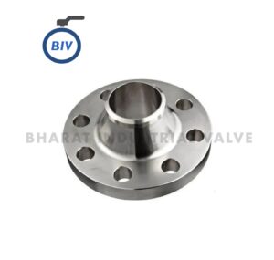 Weld Neck Flange - Weld neck flanges feature a long tapered hub that's butt-welded directly to the pipe, creating a smooth... | Bharat Industrial Valve